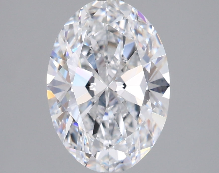 2.10 Carat Oval Shaped, Ideal Cut, D Color, VVS1 Clarity, IGI Certified Lab Grown Diamond