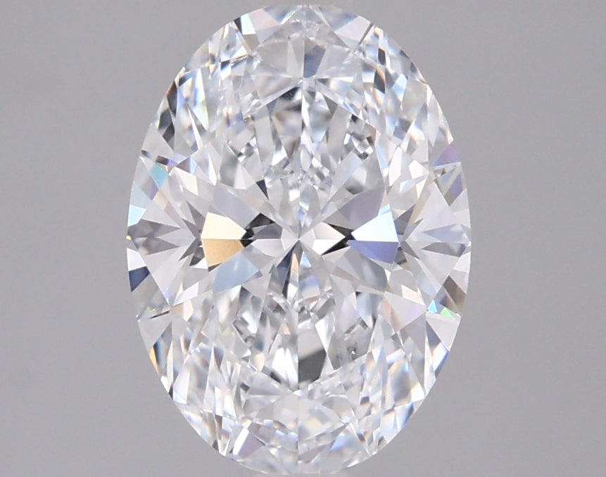 2.10 Carat Oval Shaped, Ideal Cut, D Color, VVS1 Clarity, IGI Certified Lab Grown Diamond
