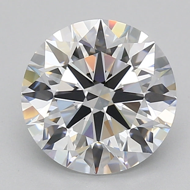 2.54 Carat Round Shaped, Ideal Cut, D Color, VVS1 Clarity, IGI Certified Lab Grown Diamond