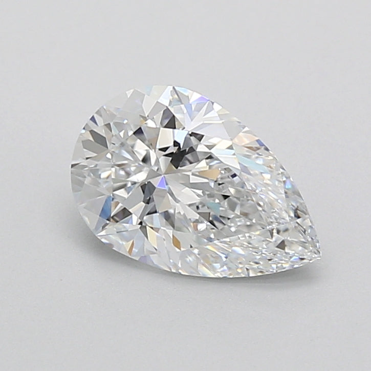 1.59 Carat Pear Shaped, Excellent Cut, D Color, VVS1 Clarity, IGI Certified Lab Grown Diamond