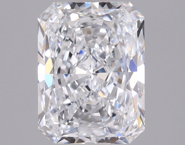 1.41 Carat Radiant Shaped, Excellent Cut, D Color, VVS2 Clarity, IGI Certified Lab Grown Diamond