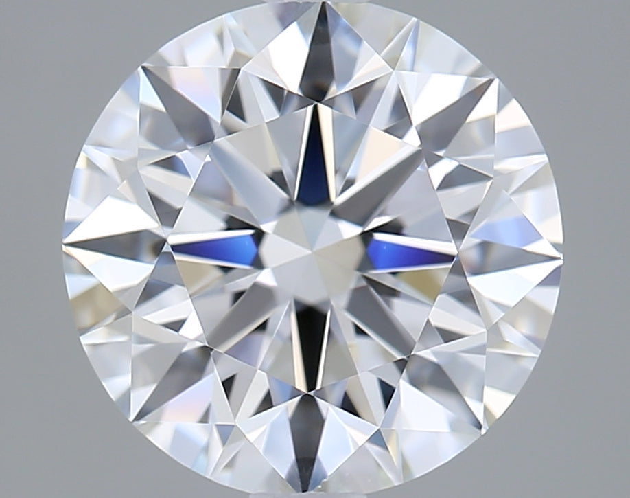 2.49 Carat Round Shaped, Ideal Cut, D Color, VVS2 Clarity, IGI Certified Lab Grown Diamond
