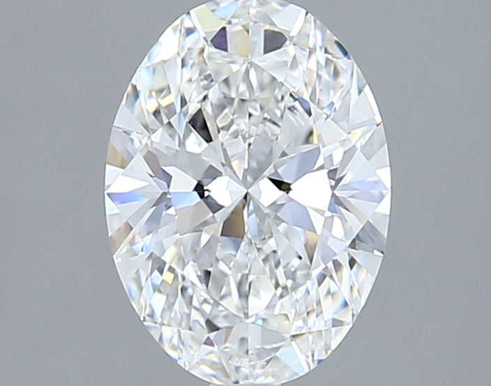 1.40 Carat Oval Shaped, Ideal Cut, D Color, FL Clarity, IGI Certified Lab Grown Diamond