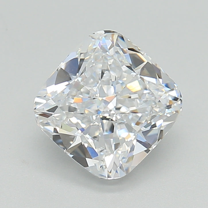 2.12 Carat Cushion Shaped, Ideal Cut, D Color, VVS1 Clarity, IGI Certified Lab Grown Diamond