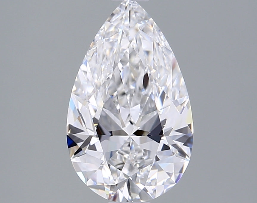 1.36 Carat Pear Shaped, Excellent Cut, D Color, VVS1 Clarity, IGI Certified Lab Grown Diamond