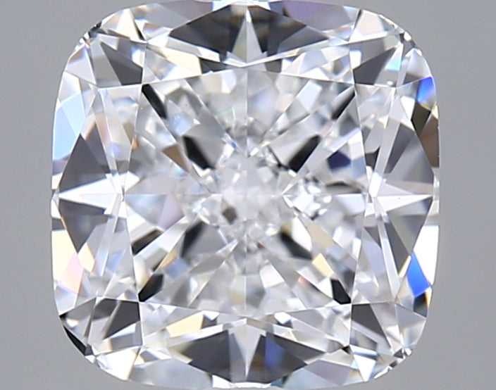 2.94 Carat Cushion Shaped, Ideal Cut, D Color, VVS1 Clarity, IGI Certified Lab Grown Diamond