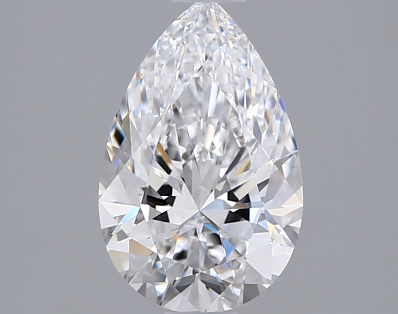 1.06 Carat Pear Shaped, Ideal Cut, D Color, VVS1 Clarity, IGI Certified Lab Grown Diamond