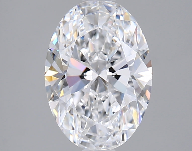 1.59 Carat Oval Shaped, Ideal Cut, D Color, VVS1 Clarity, IGI Certified Lab Grown Diamond