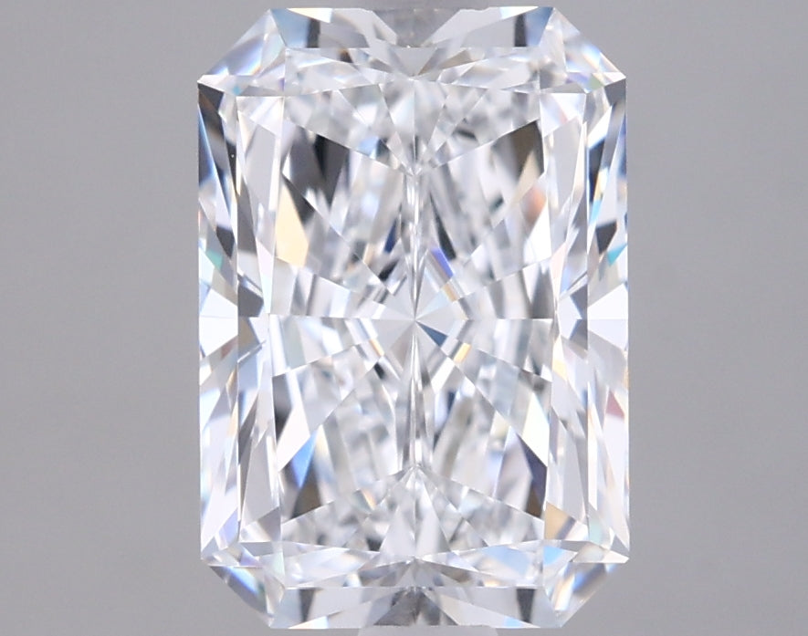 1.91 Carat Radiant Shaped, Ideal Cut, D Color, VVS1 Clarity, IGI Certified Lab Grown Diamond