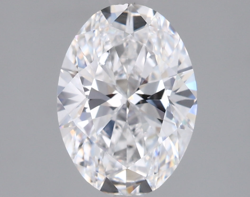 1.54 Carat Oval Shaped, Ideal Cut, D Color, VVS1 Clarity, IGI Certified Lab Grown Diamond