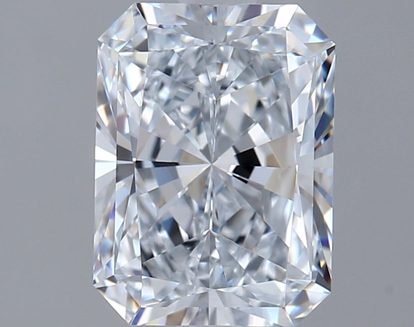 2.03 Carat Radiant Shaped, Excellent Cut, F Color, VVS1 Clarity, IGI Certified Lab Grown Diamond
