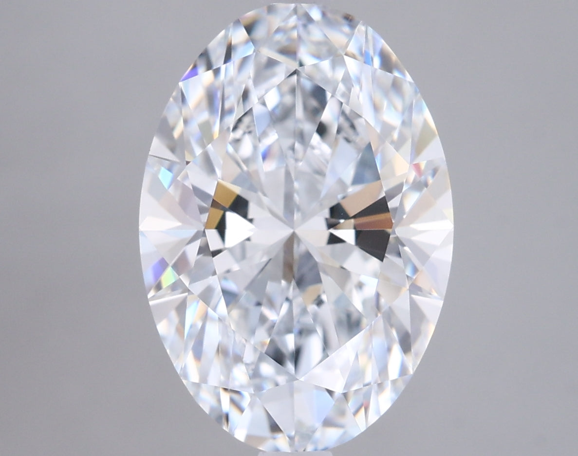 3.06 Carat Oval Shaped, Ideal Cut, F Color, VVS1 Clarity, IGI Certified Lab Grown Diamond