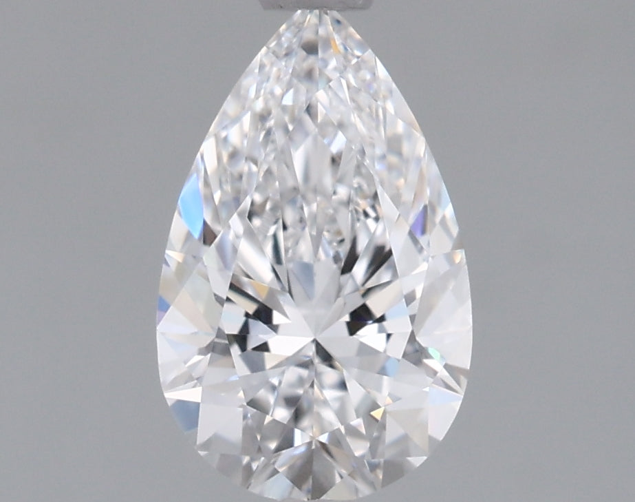 1.06 Carat Pear Shaped, Ideal Cut, D Color, VVS2 Clarity, IGI Certified Lab Grown Diamond