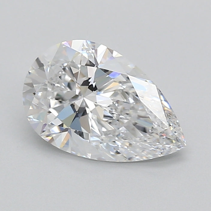 2.03 Carat Pear Shaped, Ideal Cut, D Color, VVS1 Clarity, IGI Certified Lab Grown Diamond