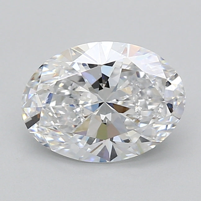 2.01 Carat Oval Shaped, Ideal Cut, D Color, VVS1 Clarity, IGI Certified Lab Grown Diamond