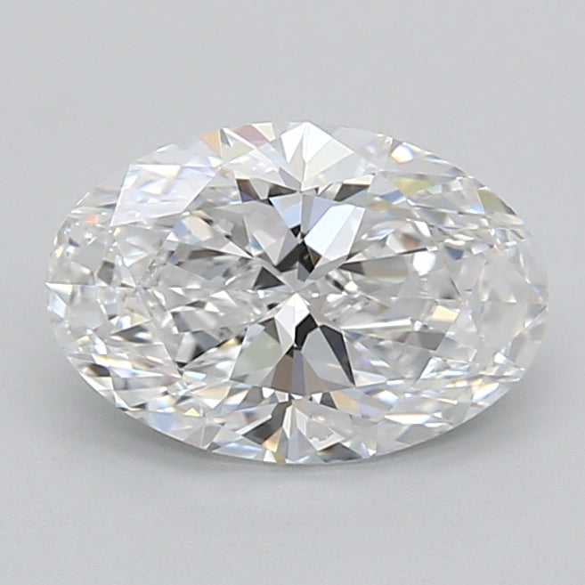 2.10 Carat Oval Shaped, Ideal Cut, D Color, VVS1 Clarity, IGI Certified Lab Grown Diamond