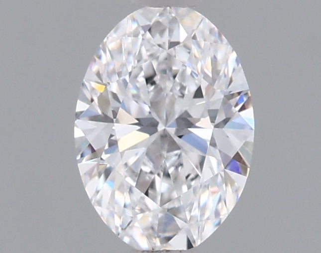 0.54 Carat Oval Shaped, Excellent Cut, D Color, VVS2 Clarity, IGI Certified Lab Grown Diamond