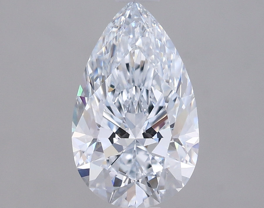 1.03 Carat Pear Shaped, Excellent Cut, F Color, VVS1 Clarity, IGI Certified Lab Grown Diamond