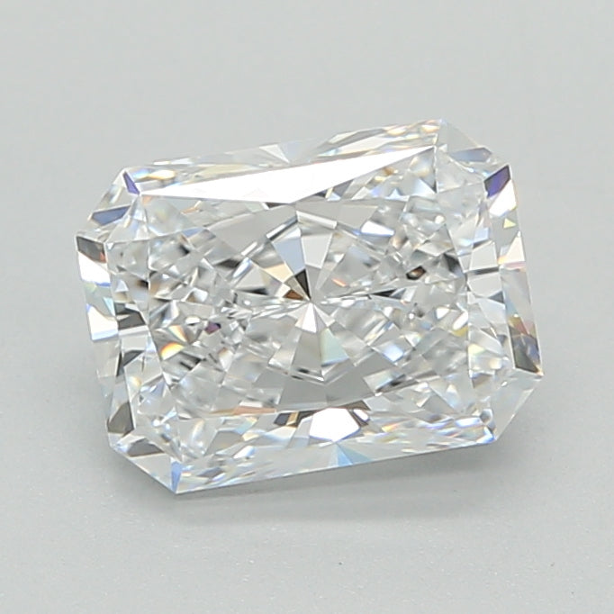2.07 Carat Radiant Shaped, Excellent Cut, D Color, VVS1 Clarity, IGI Certified Lab Grown Diamond