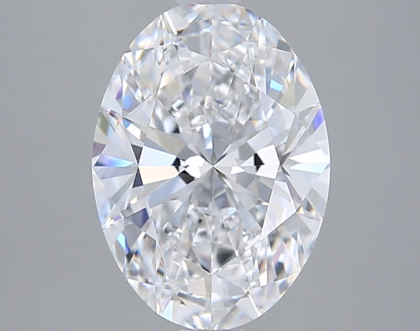 2.11 Carat Oval Shaped, Ideal Cut, D Color, VVS1 Clarity, IGI Certified Lab Grown Diamond