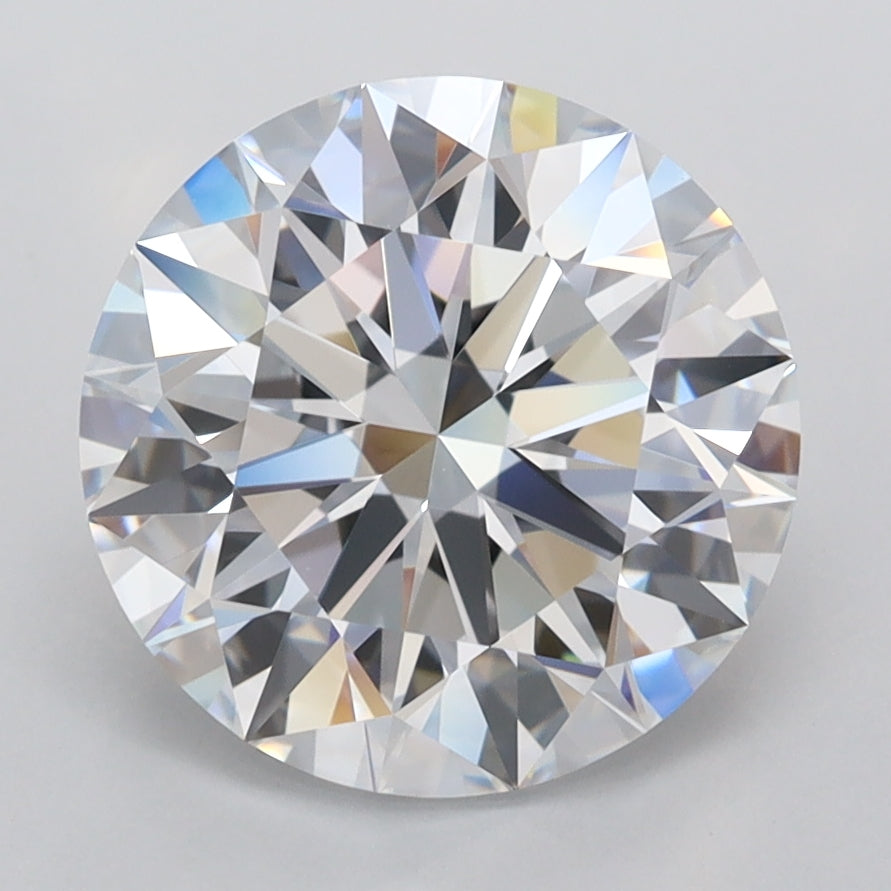 3.50 Carat Round Shaped, Ideal Cut, E Color, FL Clarity, IGI Certified Lab Grown Diamond