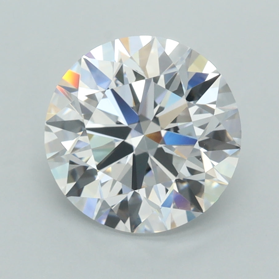 2.65 Carat Round Shaped, Ideal Cut, D Color, VVS1 Clarity, IGI Certified Lab Grown Diamond