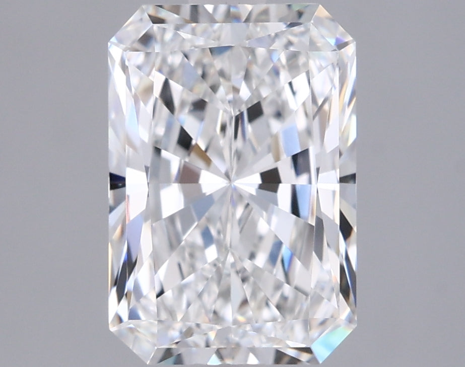 2.04 Carat Radiant Shaped, Ideal Cut, E Color, VVS1 Clarity, IGI Certified Lab Grown Diamond