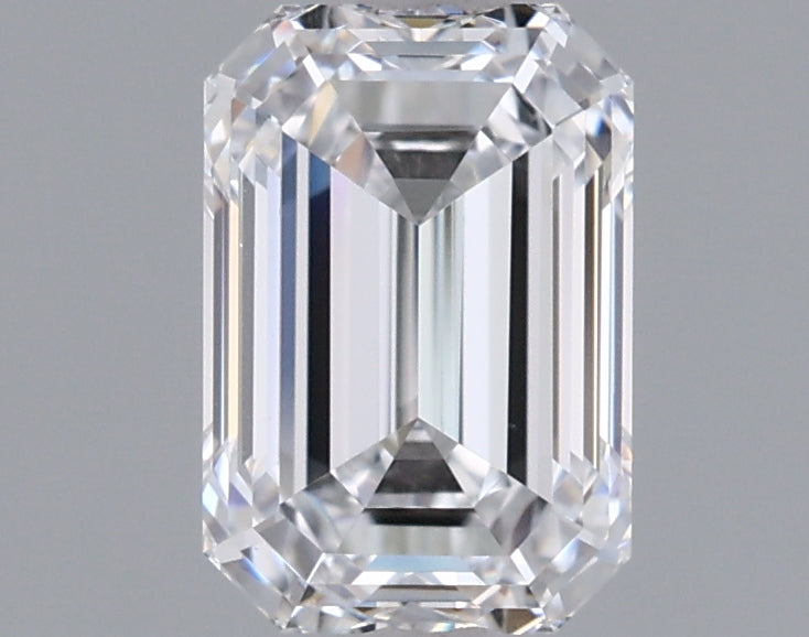 1.05 Carat Emerald Shaped, Ideal Cut, D Color, VVS1 Clarity, IGI Certified Lab Grown Diamond