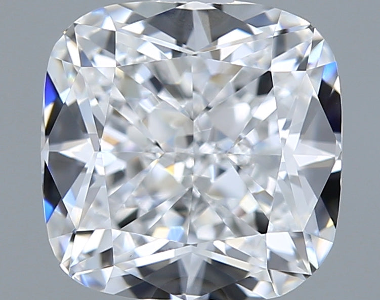 1.57 Carat Cushion Shaped, Ideal Cut, D Color, VVS1 Clarity, IGI Certified Lab Grown Diamond