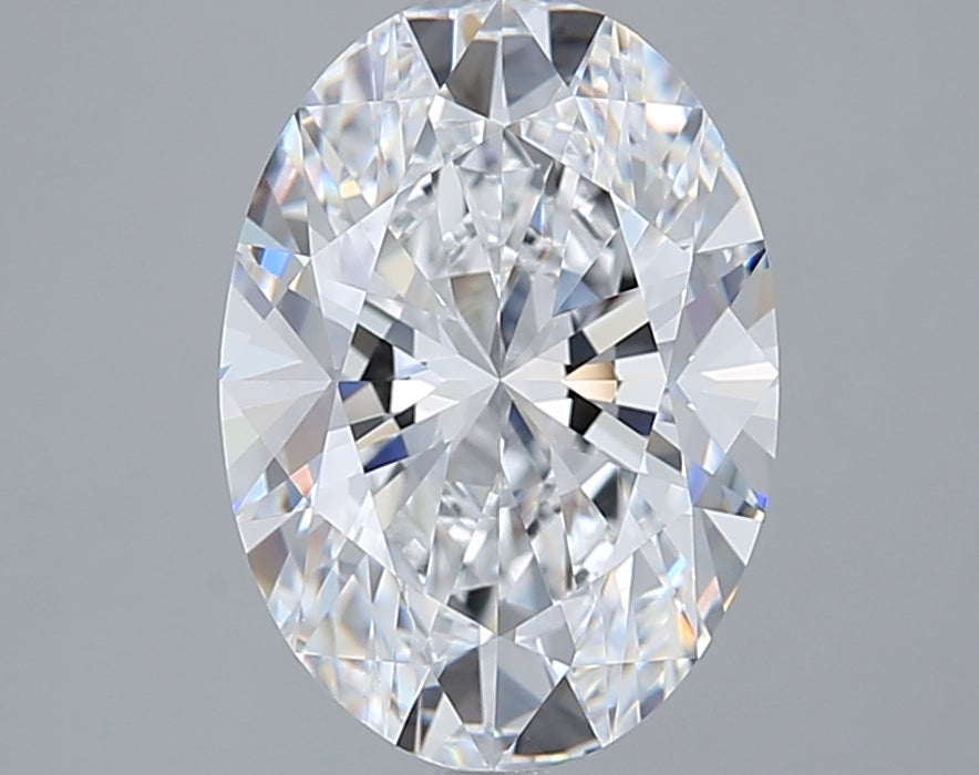3.54 Carat Oval Shaped, Ideal Cut, D Color, VVS2 Clarity, IGI Certified Lab Grown Diamond