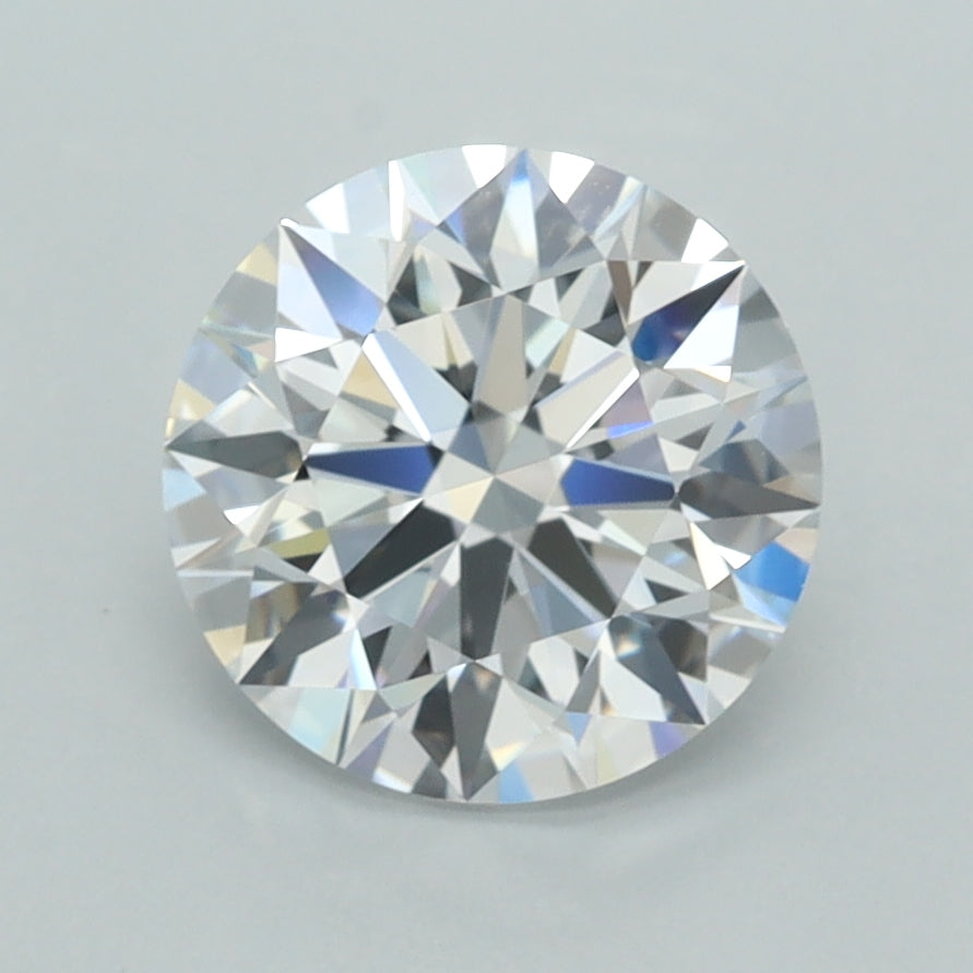 2.16 Carat Round Shaped, D Color, VVS2 Clarity, GCAL Certified Lab Grown Diamond