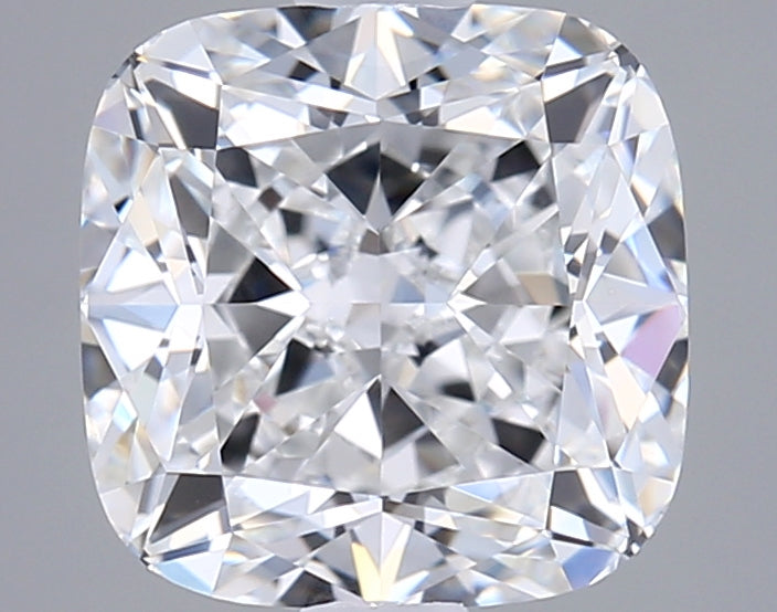 2.03 Carat Cushion Shaped, Ideal Cut, E Color, VVS1 Clarity, IGI Certified Lab Grown Diamond