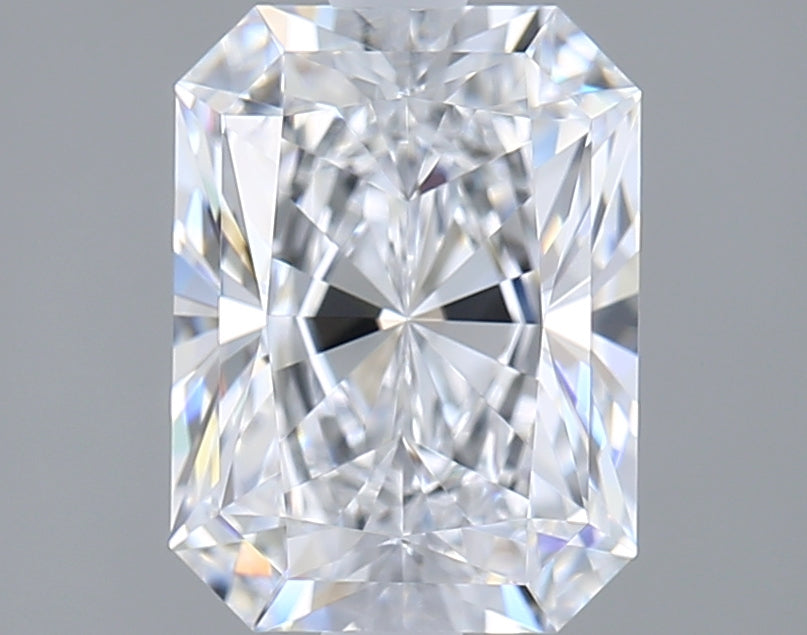 1.81 Carat Radiant Shaped, Ideal Cut, D Color, VVS1 Clarity, IGI Certified Lab Grown Diamond