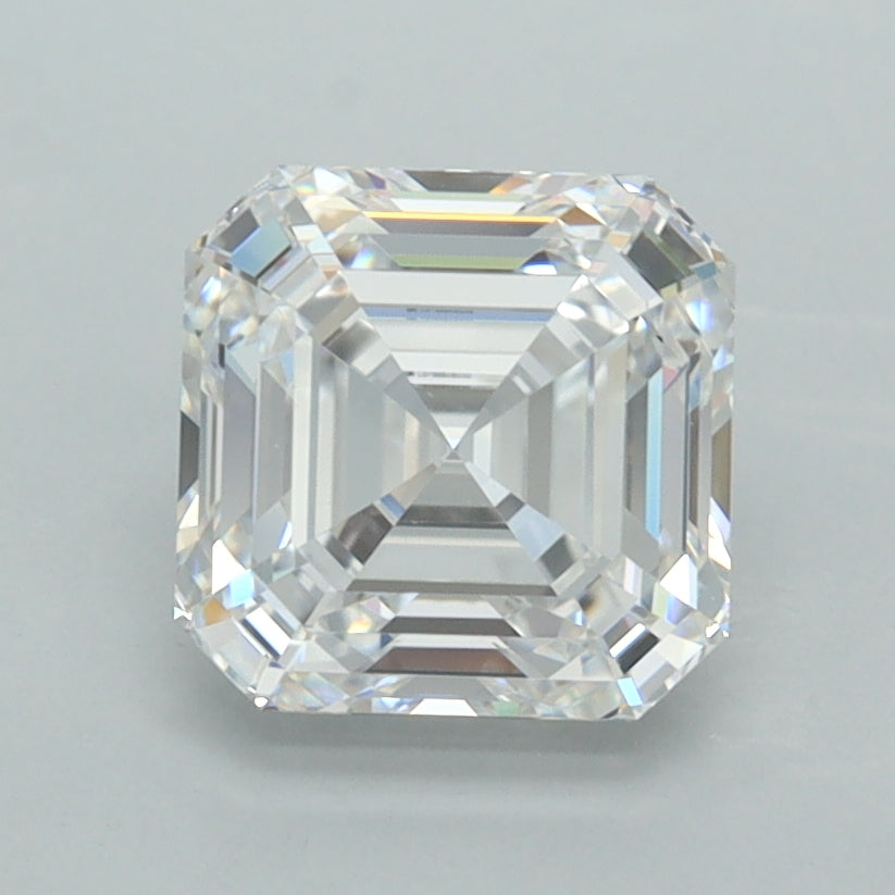 2.02 Carat Asscher Shaped, Ideal Cut, D Color, VVS1 Clarity, IGI Certified Lab Grown Diamond