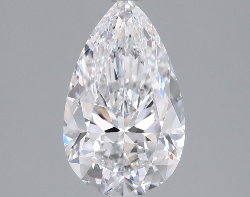 1.54 Carat Pear Shaped, Ideal Cut, D Color, VVS2 Clarity, IGI Certified Lab Grown Diamond