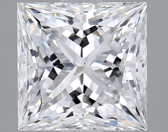 1.53 Carat Princess Shaped, Ideal Cut, D Color, VVS1 Clarity, IGI Certified Lab Grown Diamond