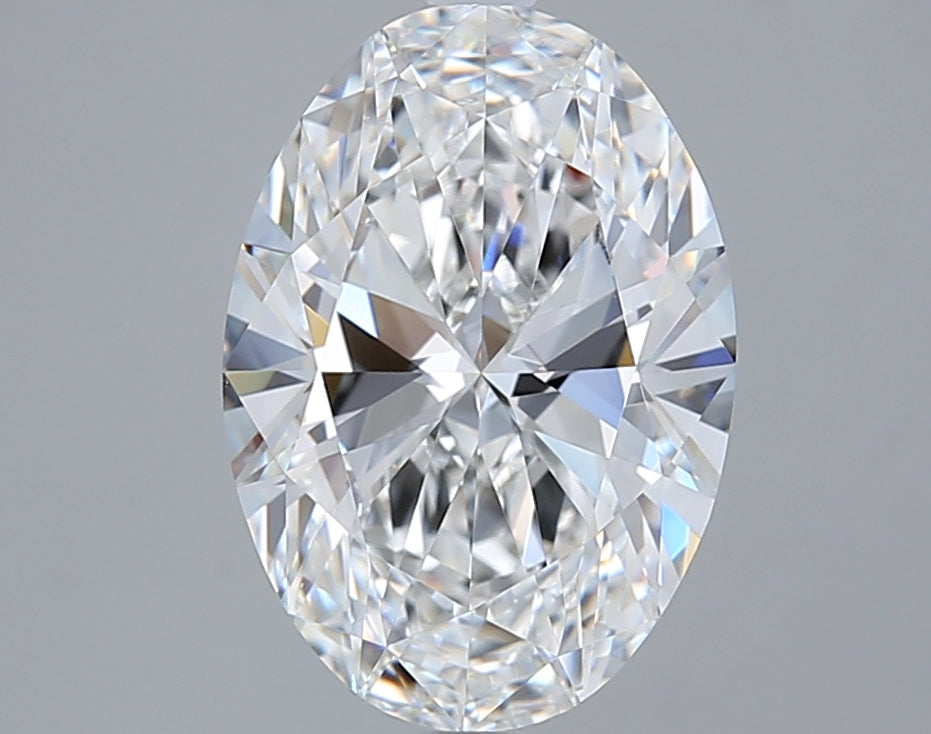 3.55 Carat Oval Shaped, Ideal Cut, D Color, VS1 Clarity, IGI Certified Lab Grown Diamond
