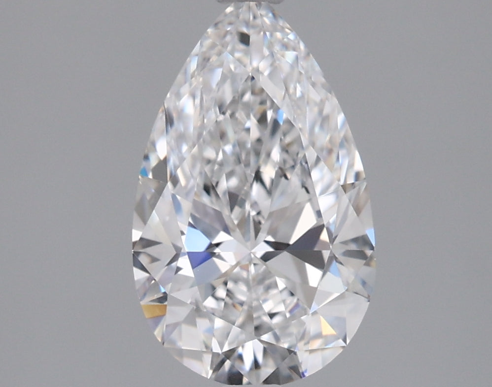 1.42 Carat Pear Shaped, Ideal Cut, D Color, VVS2 Clarity, IGI Certified Lab Grown Diamond