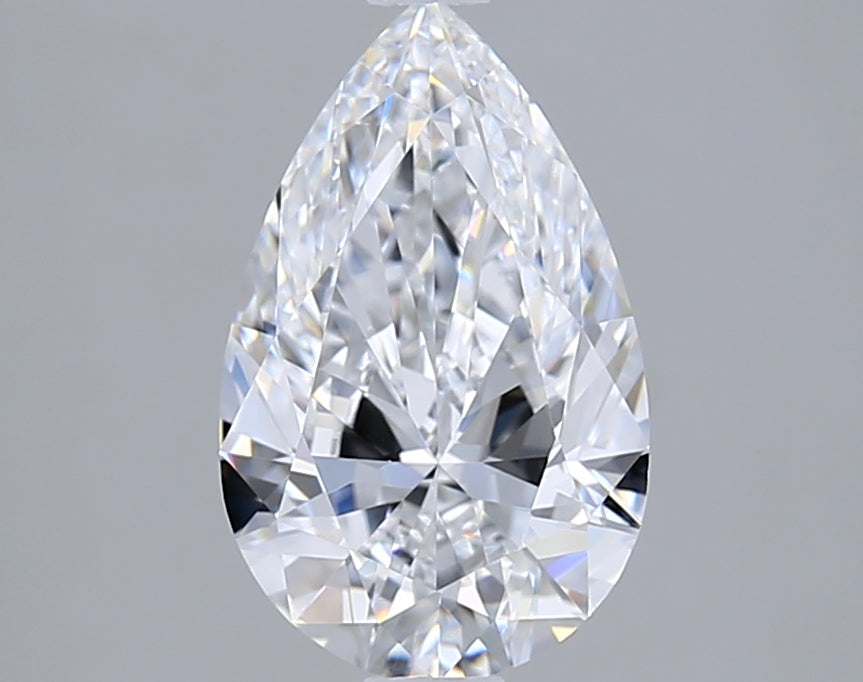 1.54 Carat Pear Shaped, Ideal Cut, D Color, VS1 Clarity, IGI Certified Lab Grown Diamond