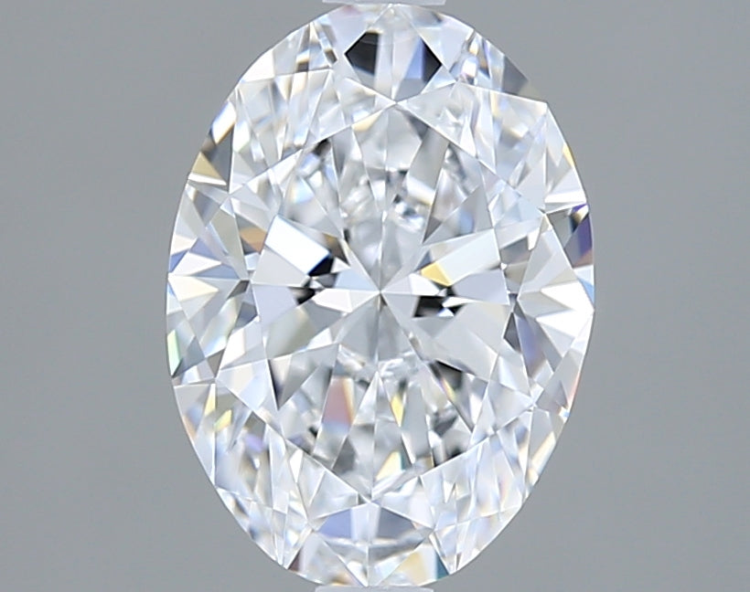 1.51 Carat Oval Shaped, Ideal Cut, D Color, VVS1 Clarity, IGI Certified Lab Grown Diamond