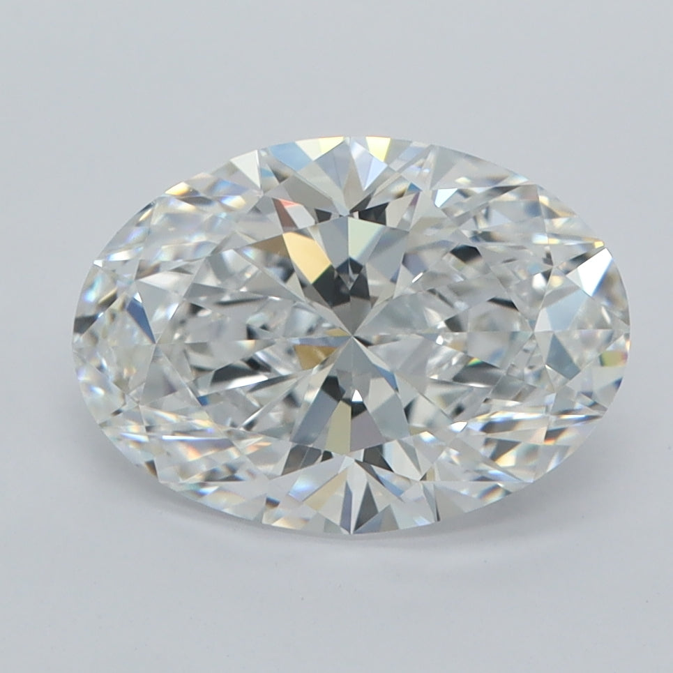 2.53 Carat Oval Shaped, Ideal Cut, D Color, VVS1 Clarity, IGI Certified Lab Grown Diamond