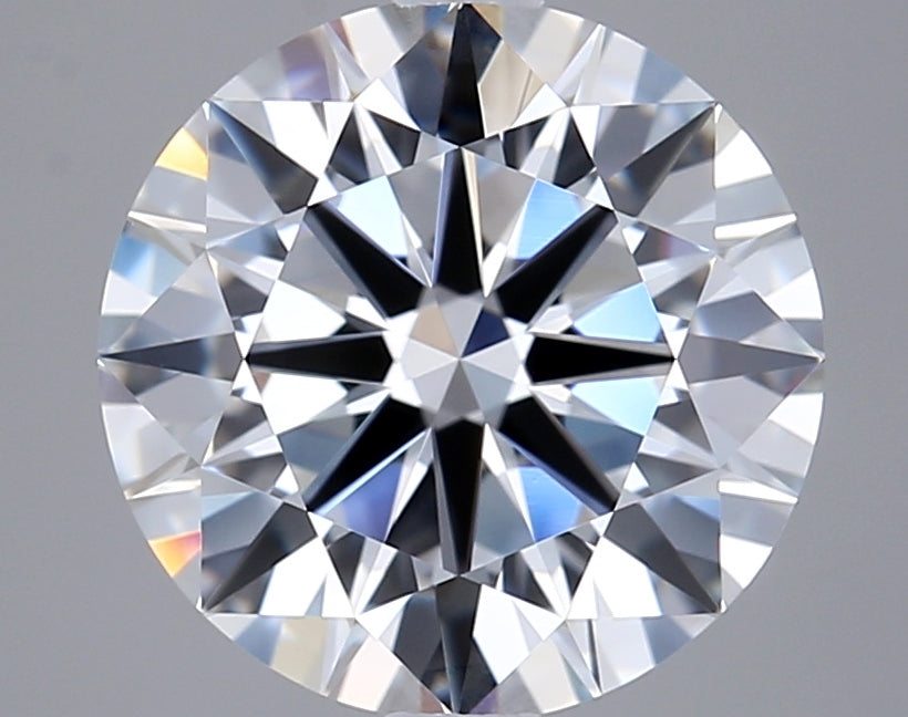 2.51 Carat Round Shaped, Ideal Cut, D Color, VVS2 Clarity, IGI Certified Lab Grown Diamond