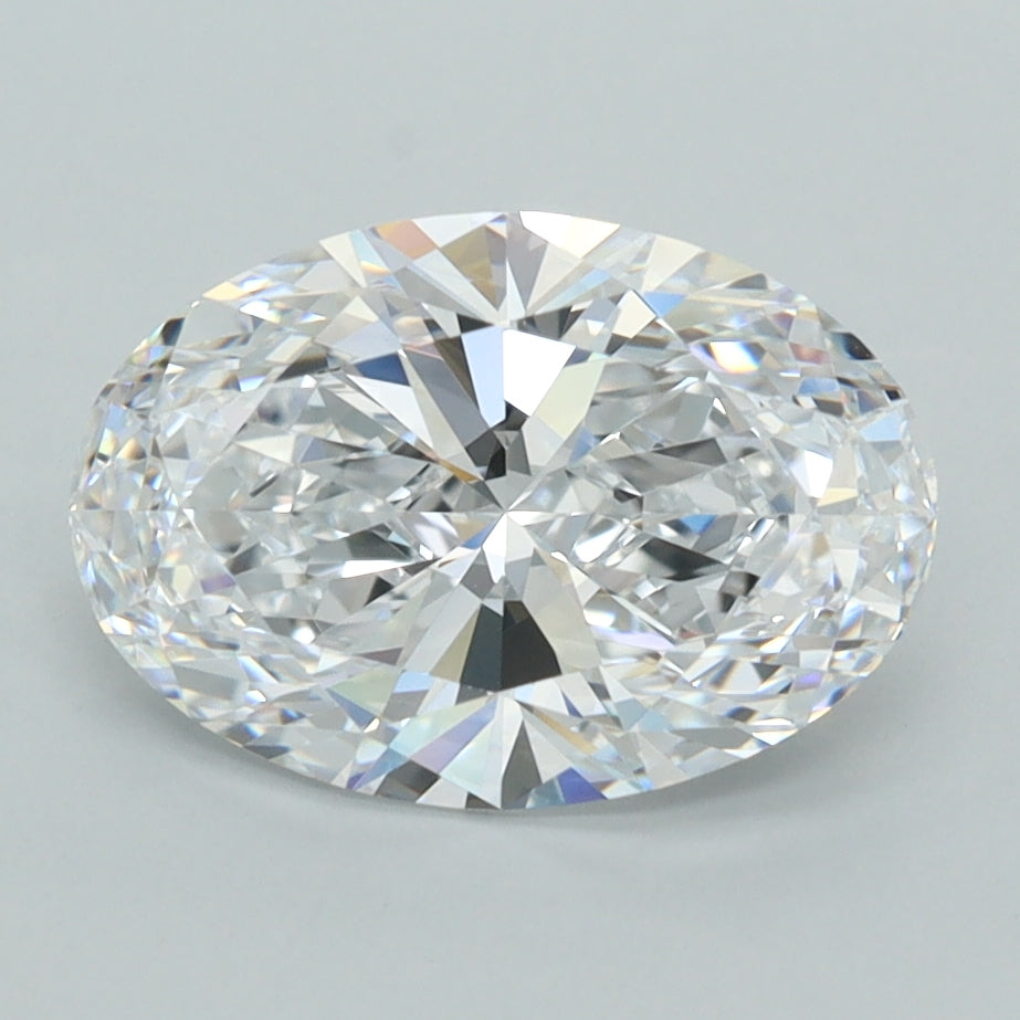 2.26 Carat Oval Shaped, Ideal Cut, D Color, VS1 Clarity, GCAL Certified Lab Grown Diamond