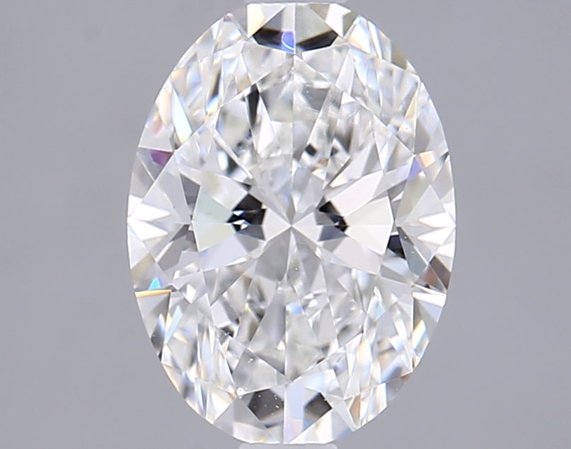 1.56 Carat Oval Shaped, Ideal Cut, E Color, VVS1 Clarity, IGI Certified Lab Grown Diamond