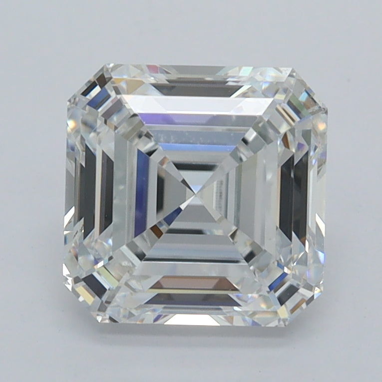 2.06 Carat Asscher Shaped, Ideal Cut, D Color, VVS1 Clarity, IGI Certified Lab Grown Diamond