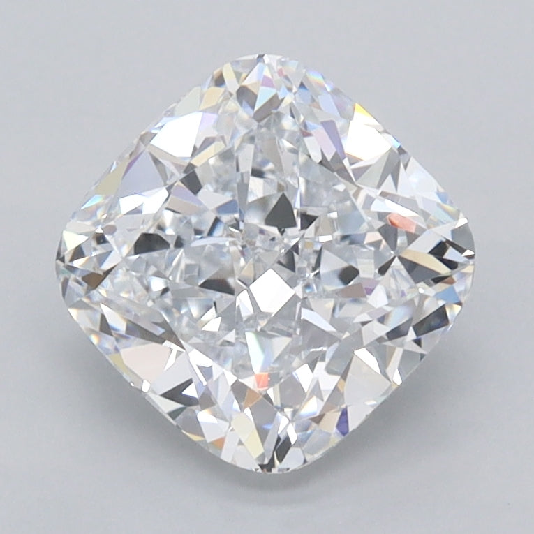 2.04 Carat Cushion Shaped, Ideal Cut, D Color, VVS1 Clarity, IGI Certified Lab Grown Diamond