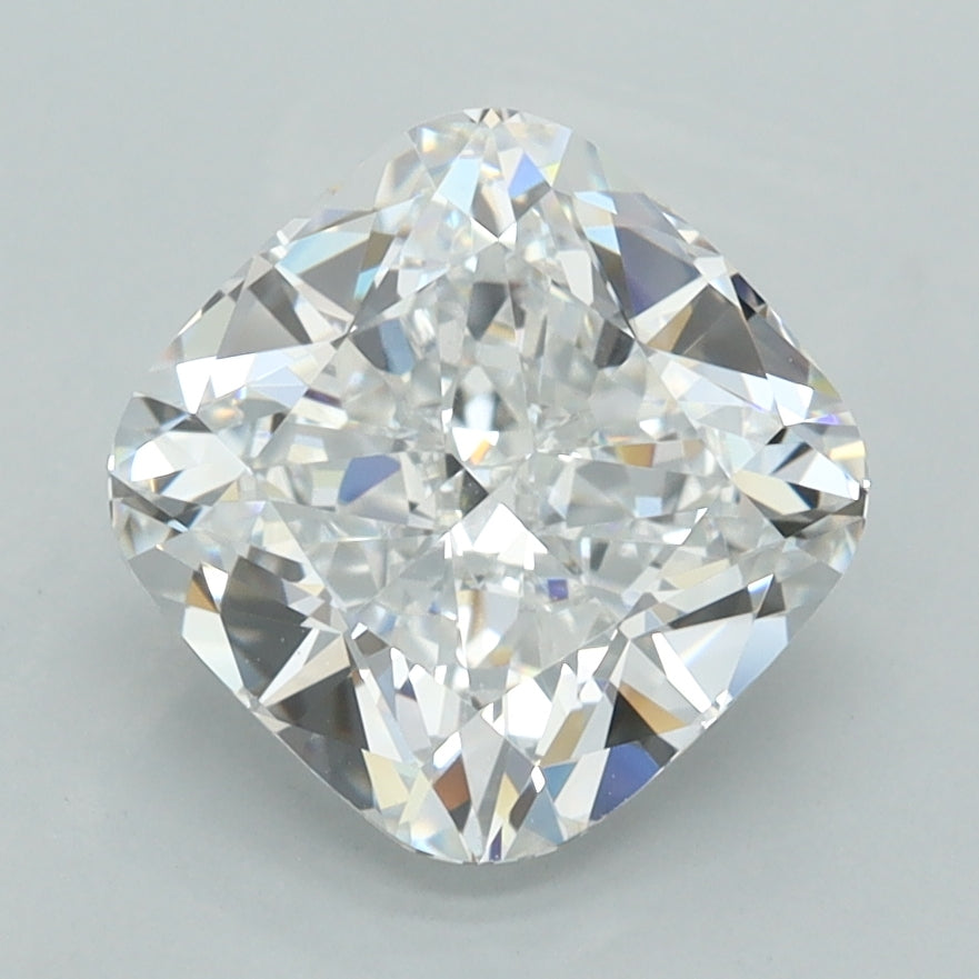 3.05 Carat Cushion Shaped, Ideal Cut, D Color, VVS1 Clarity, IGI Certified Lab Grown Diamond