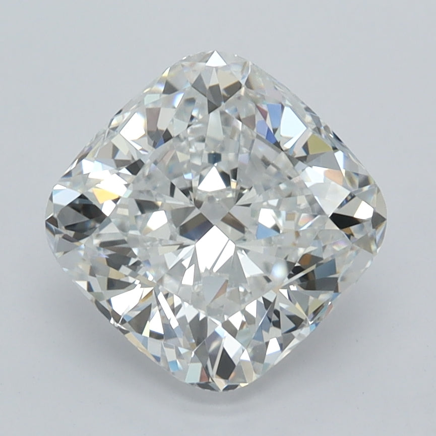 2.53 Carat Cushion Shaped, Ideal Cut, D Color, VVS1 Clarity, IGI Certified Lab Grown Diamond