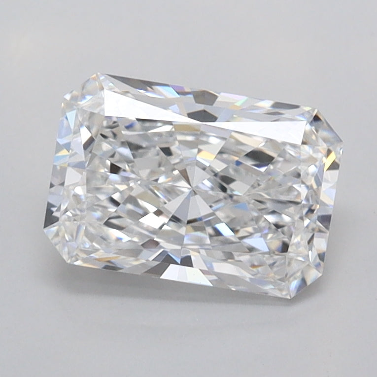 1.22 Carat Radiant Shaped, Ideal Cut, D Color, FL Clarity, IGI Certified Lab Grown Diamond