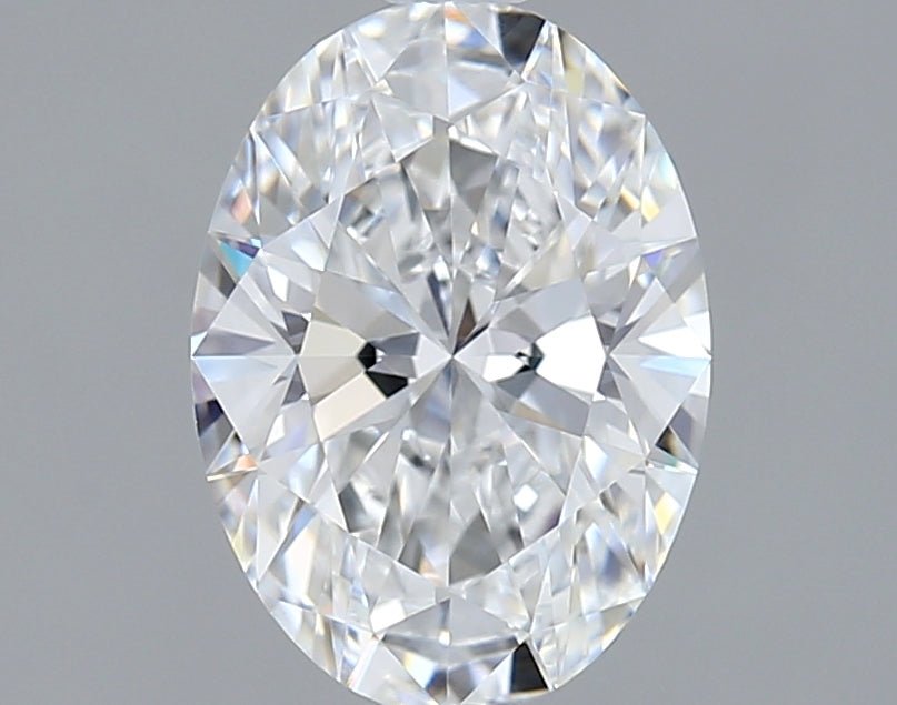 1.55 Carat Oval Shaped, Ideal Cut, D Color, VS1 Clarity, IGI Certified Lab Grown Diamond